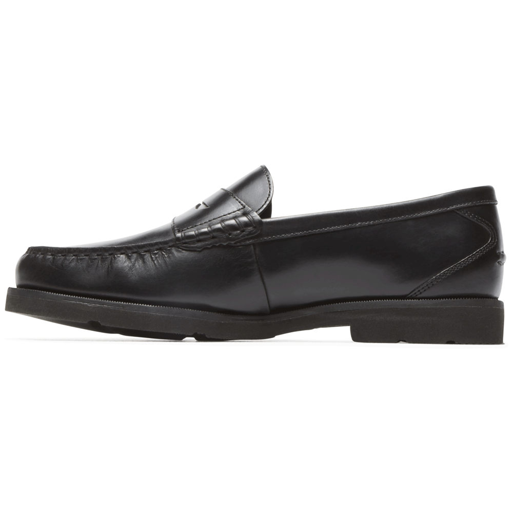 Rockport Singapore Mens Loafers - Modern Prep Penny Black - PM9831074